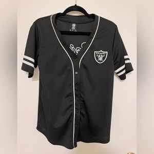 NFL Raiders Baseball T-Shirt